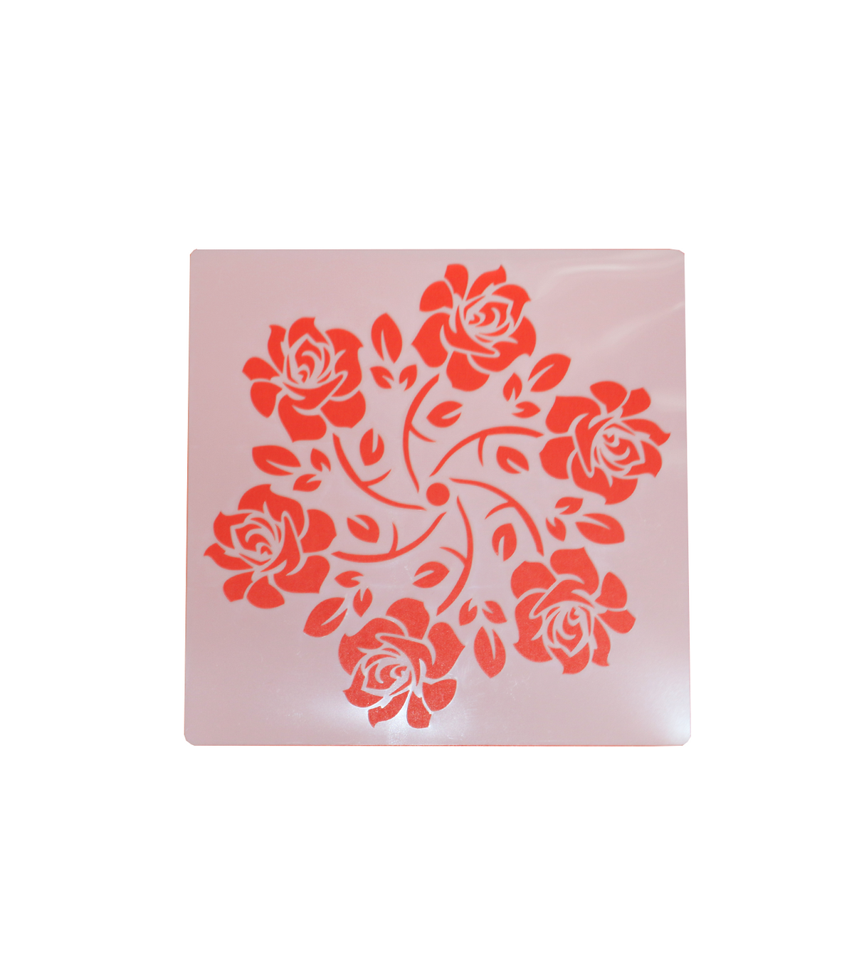 flower stencil 8x8