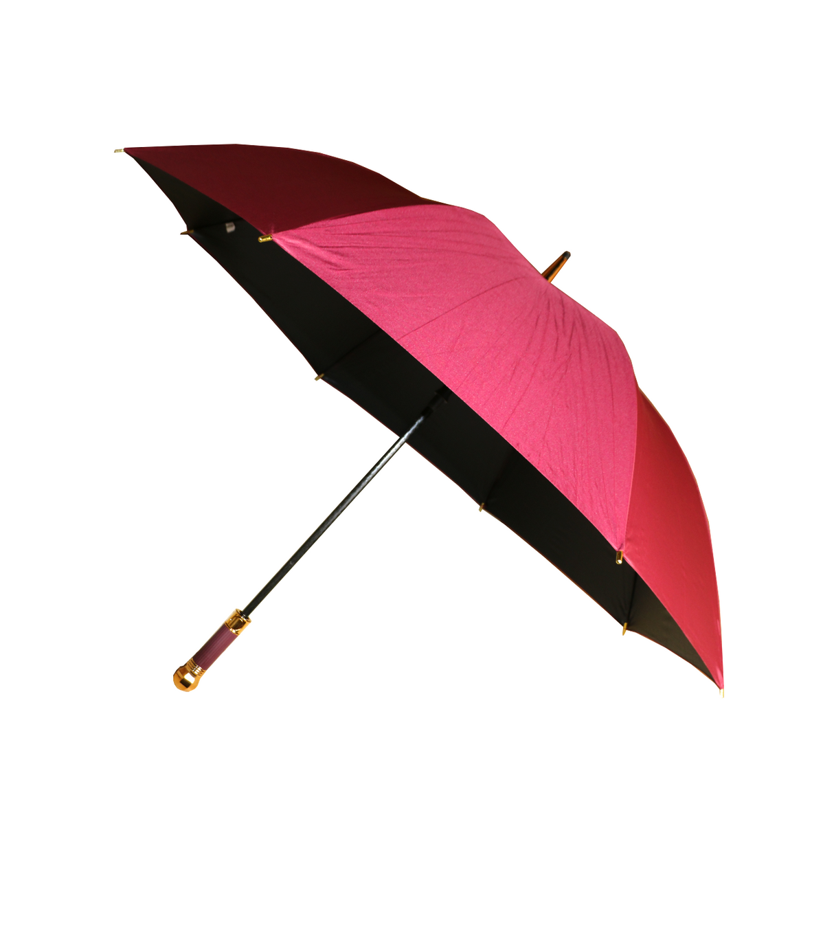 umbrella with golden handle