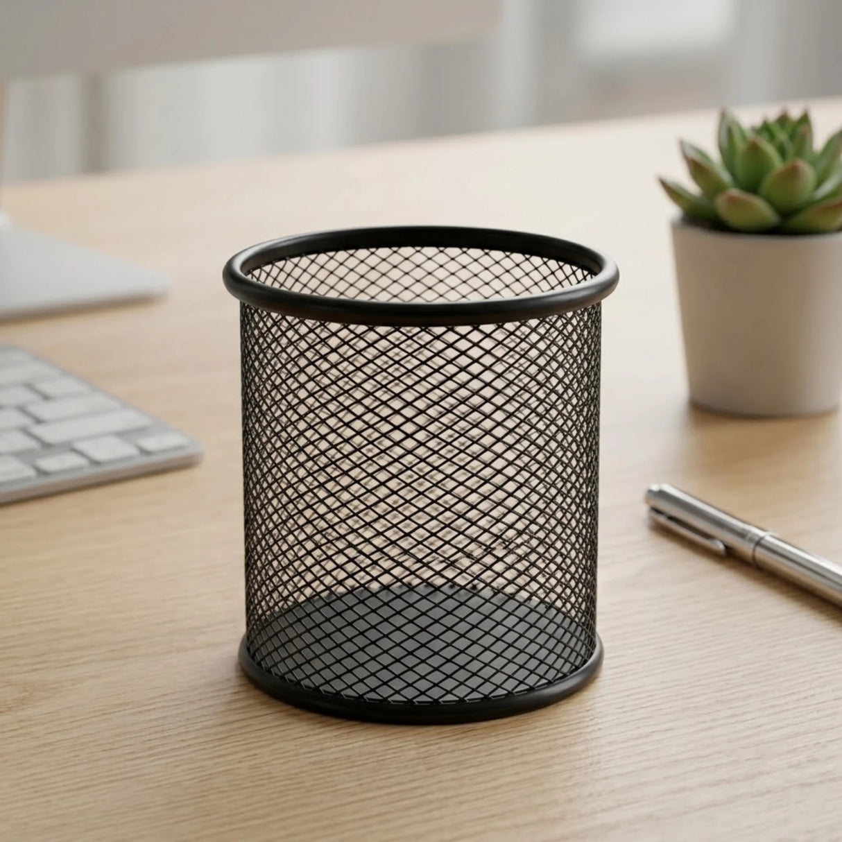 pen holder jali round black 802