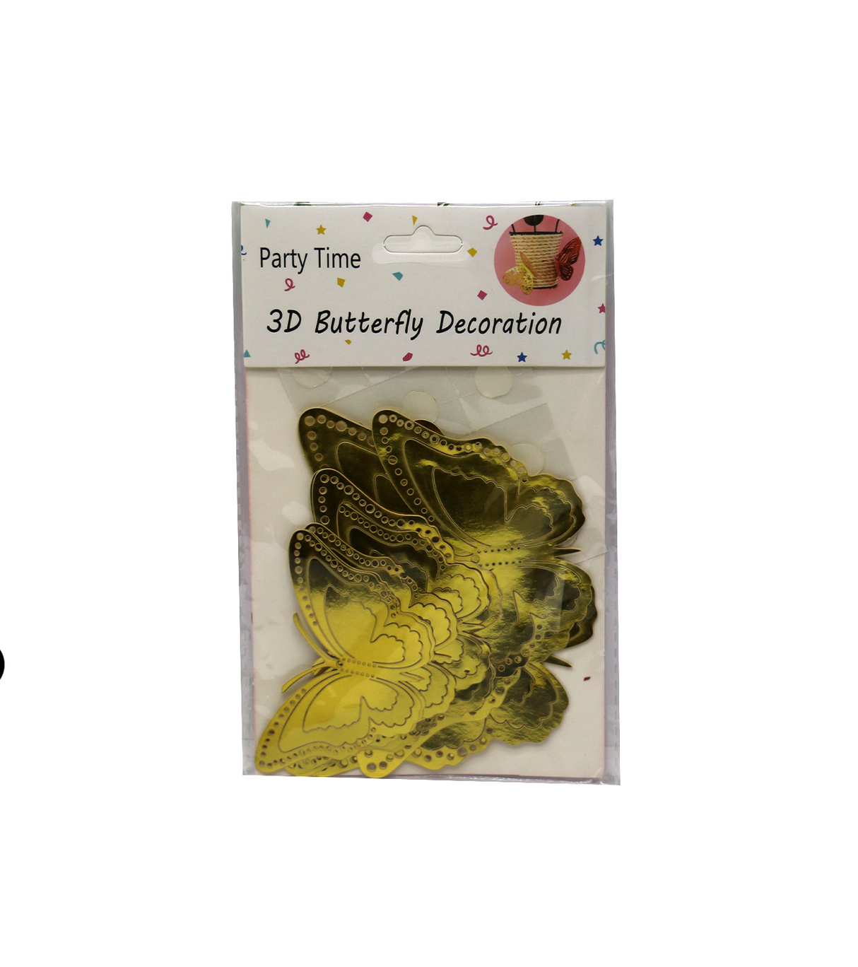 3d sticker butterfly decoration 12pc bf-120