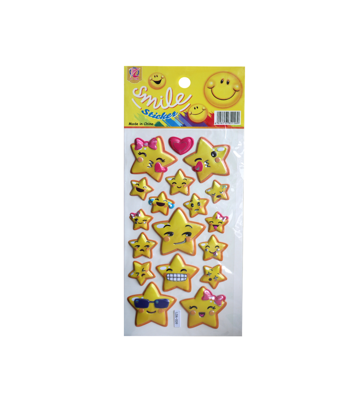 sticker smiley face lda-009