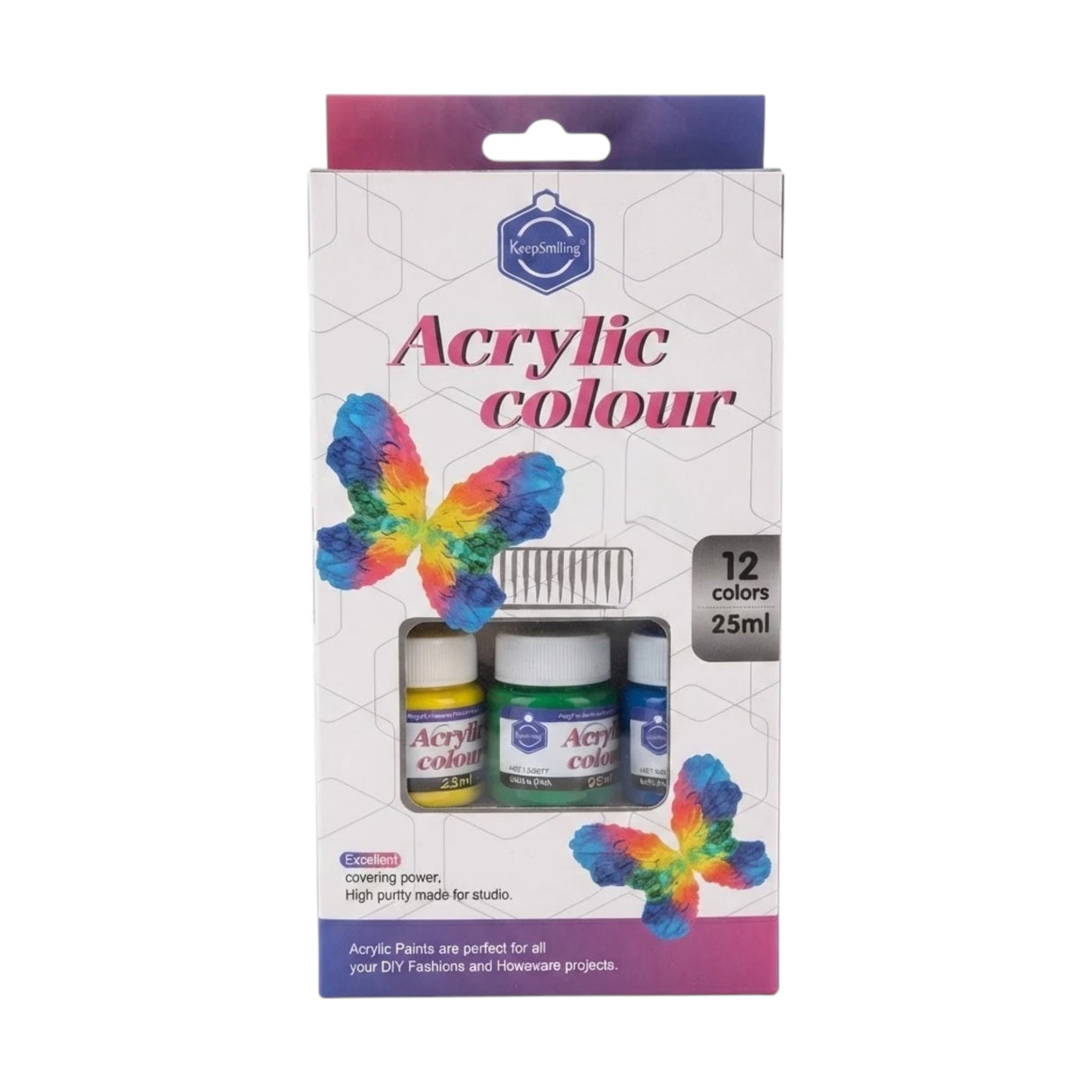 acrylic color 12pc 25ml 7356-12a