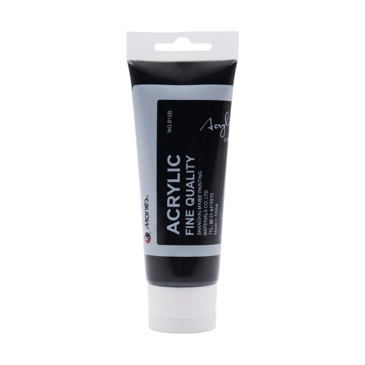 maries acrylic paint black 75ml 793