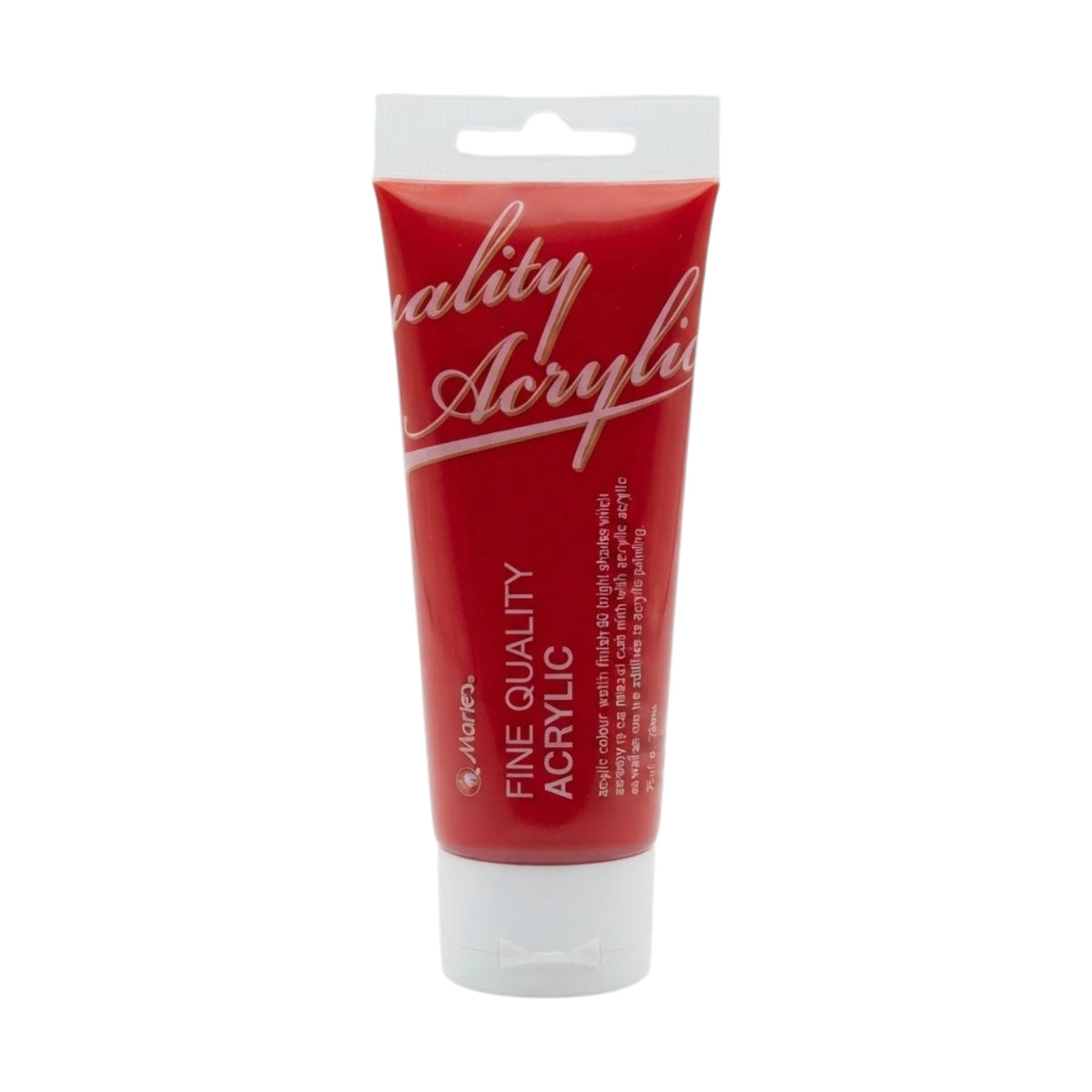 maries acrylic paint 75ml rose permanent