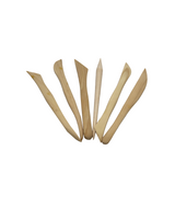 wooden sculptural knife 6pc clay tool set
