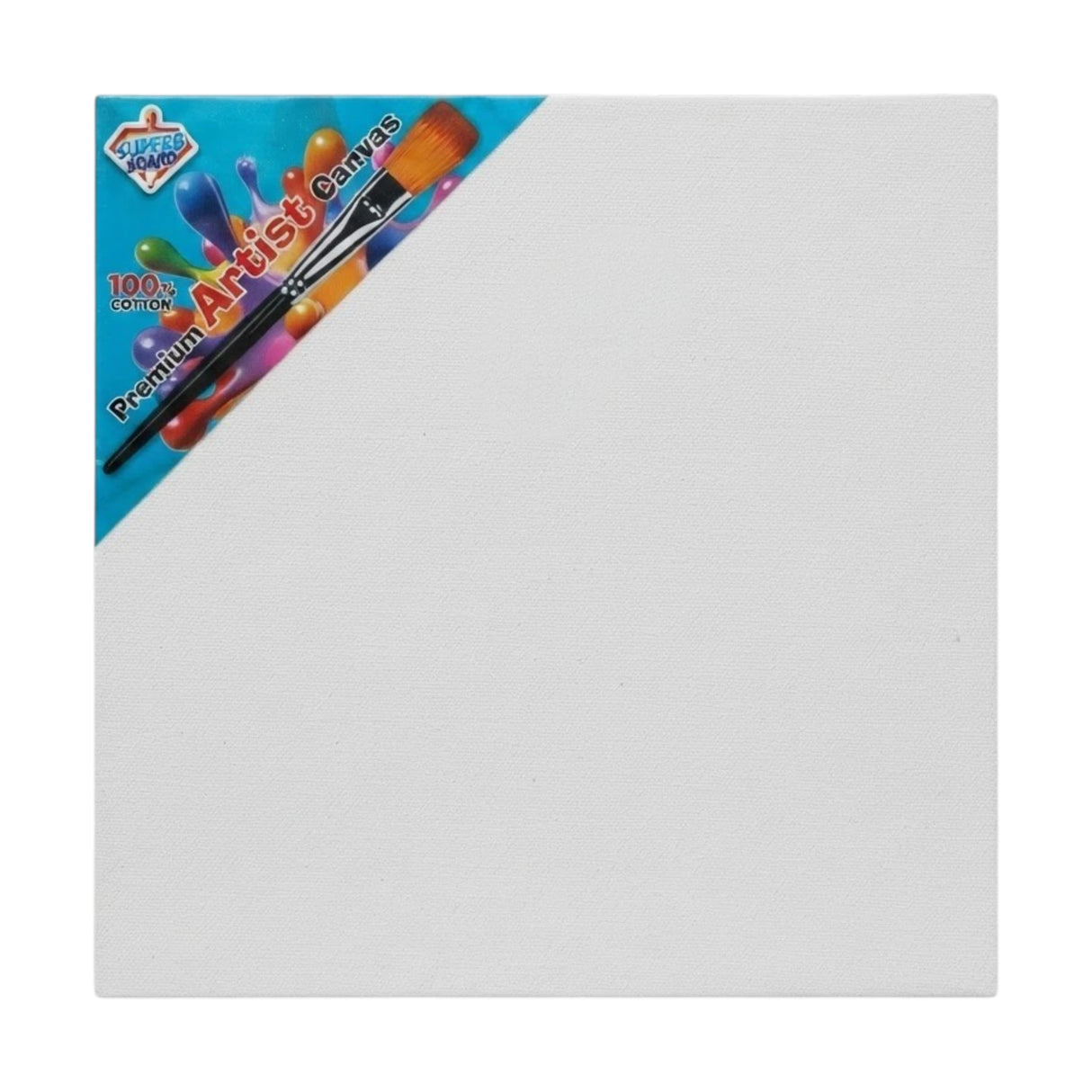 premium canvas board 8x8 square white