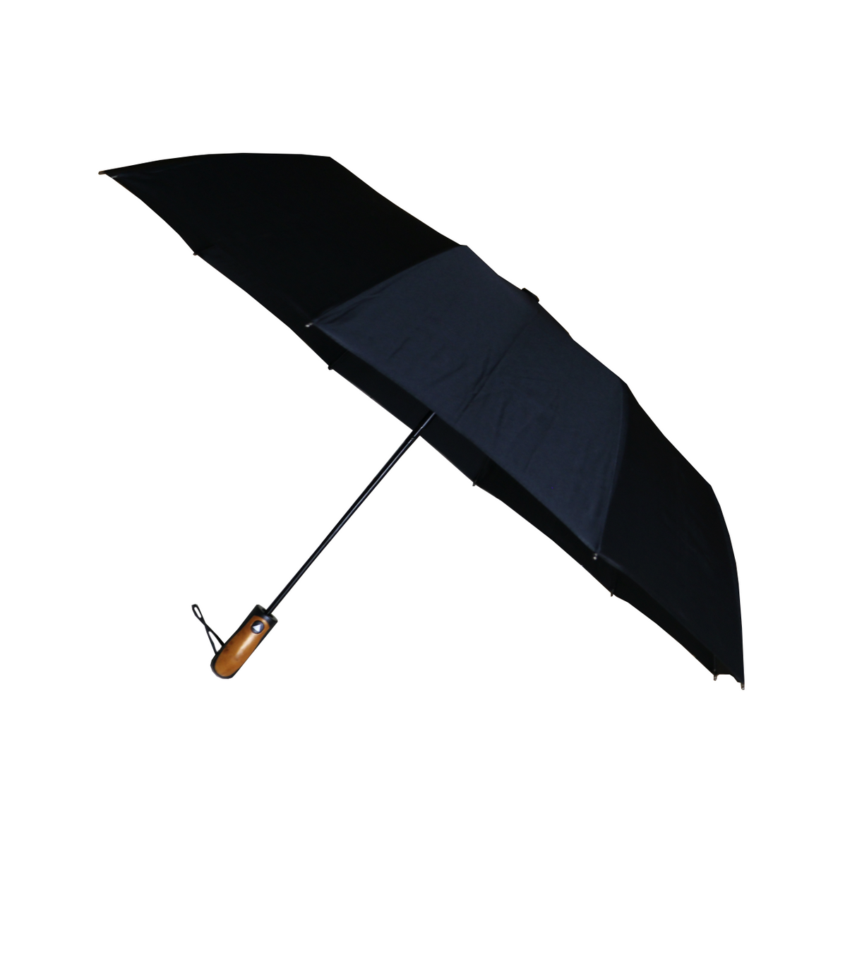 umbrella folding black button