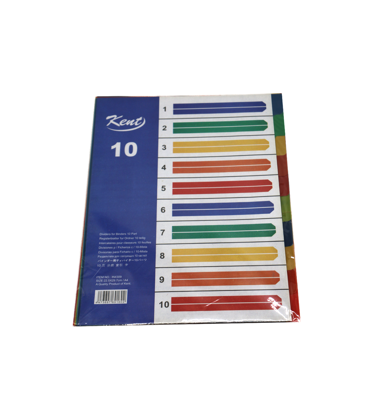 file separator plastic dividers multi color ac-10