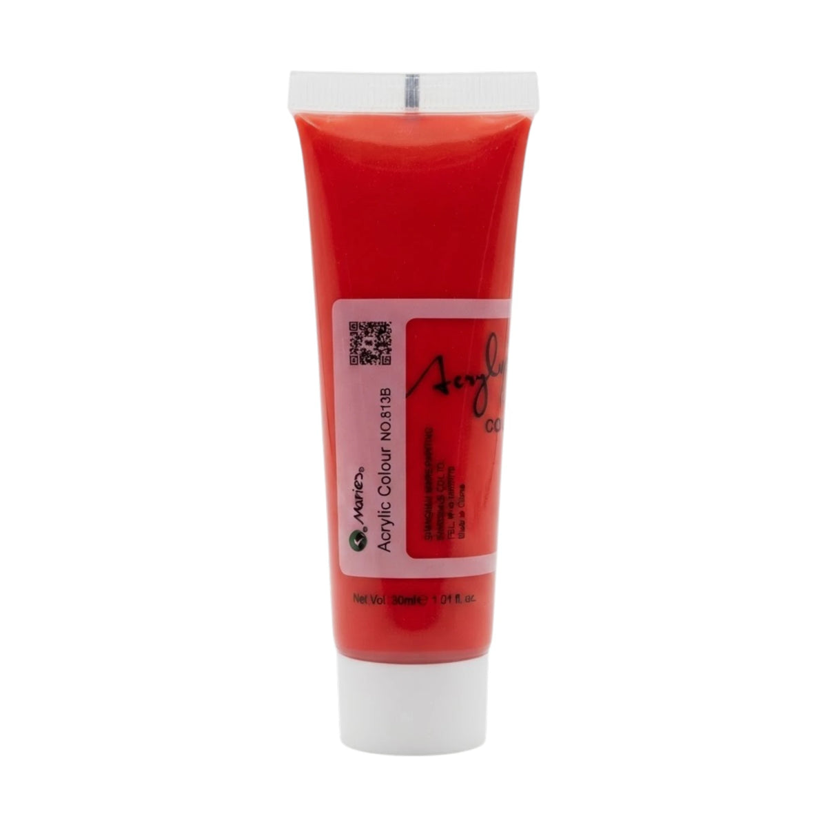 maries acrylic paint 30ml scarlet