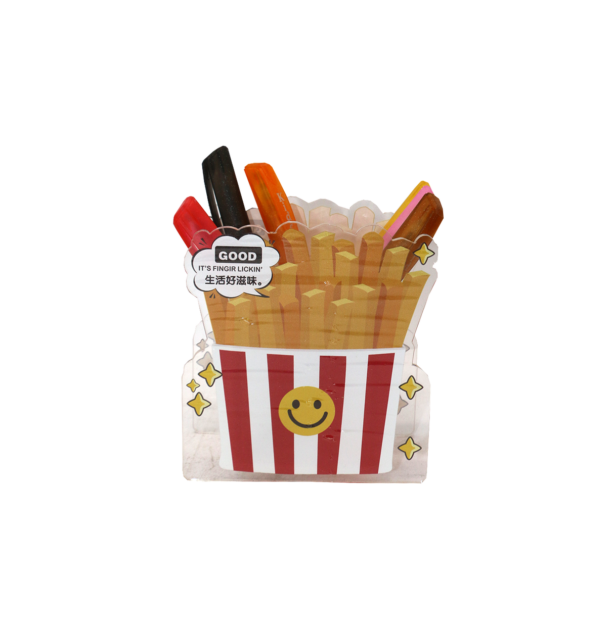 acrylic pen holder good its fingir lickin china 125