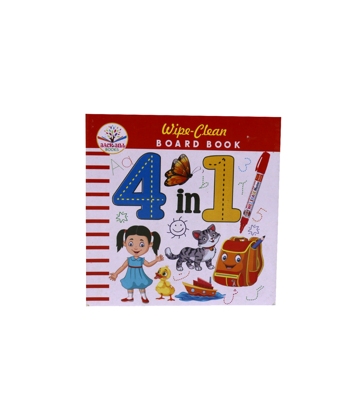 jack n jill 4in1 board book  wipe clean