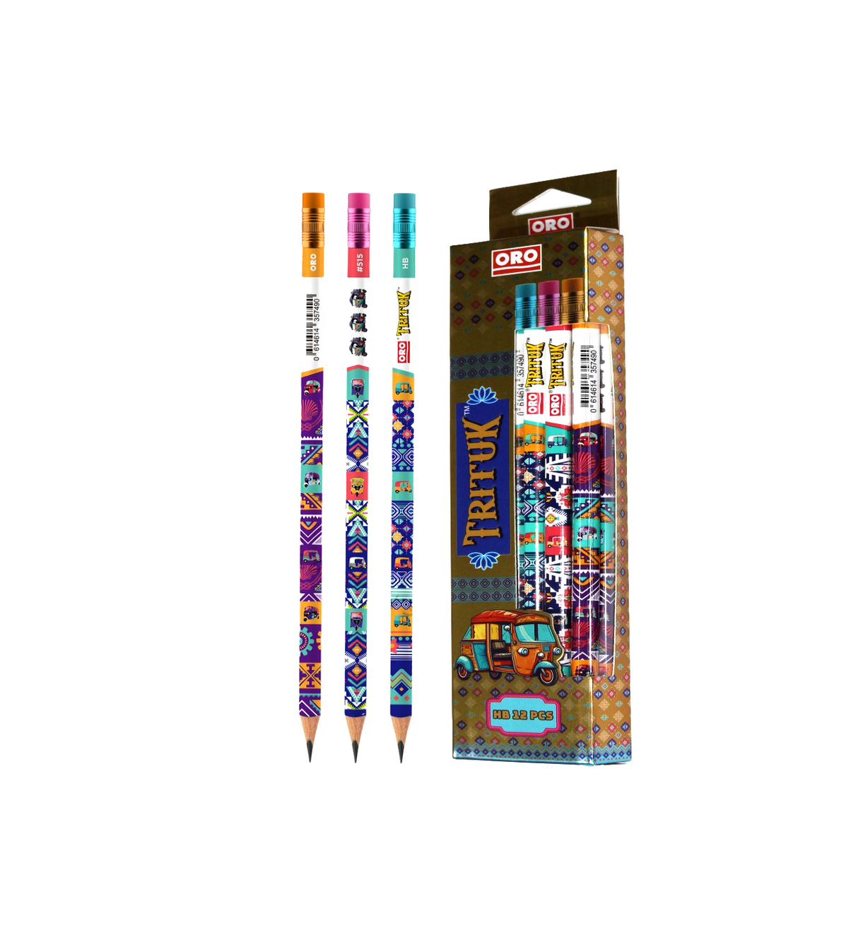oro trituk pencil hb 12pc 515