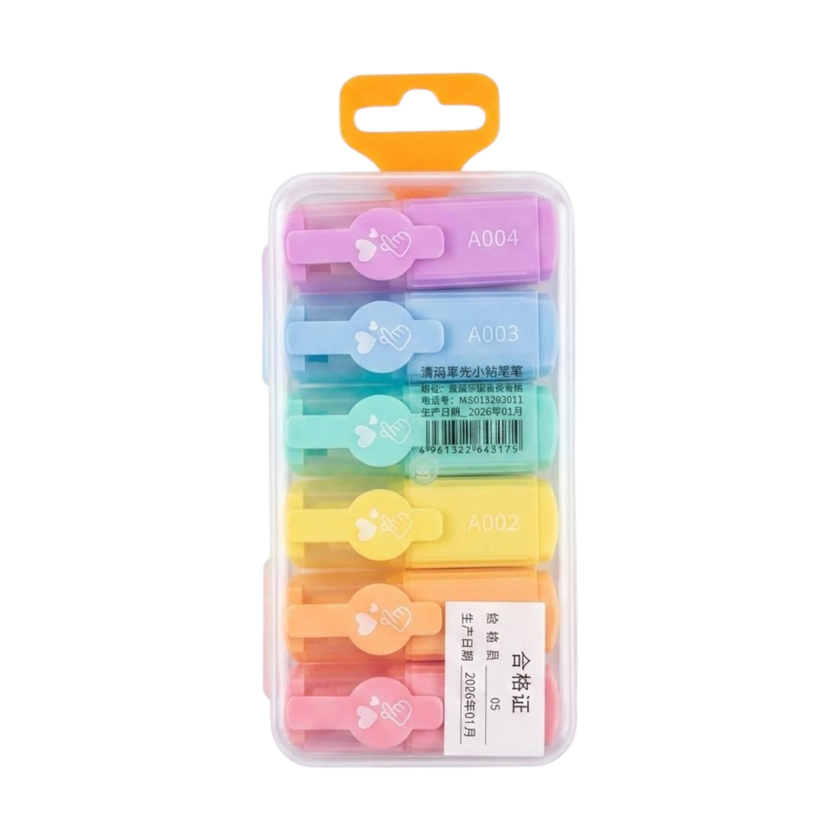mini highlighter 6pc 732