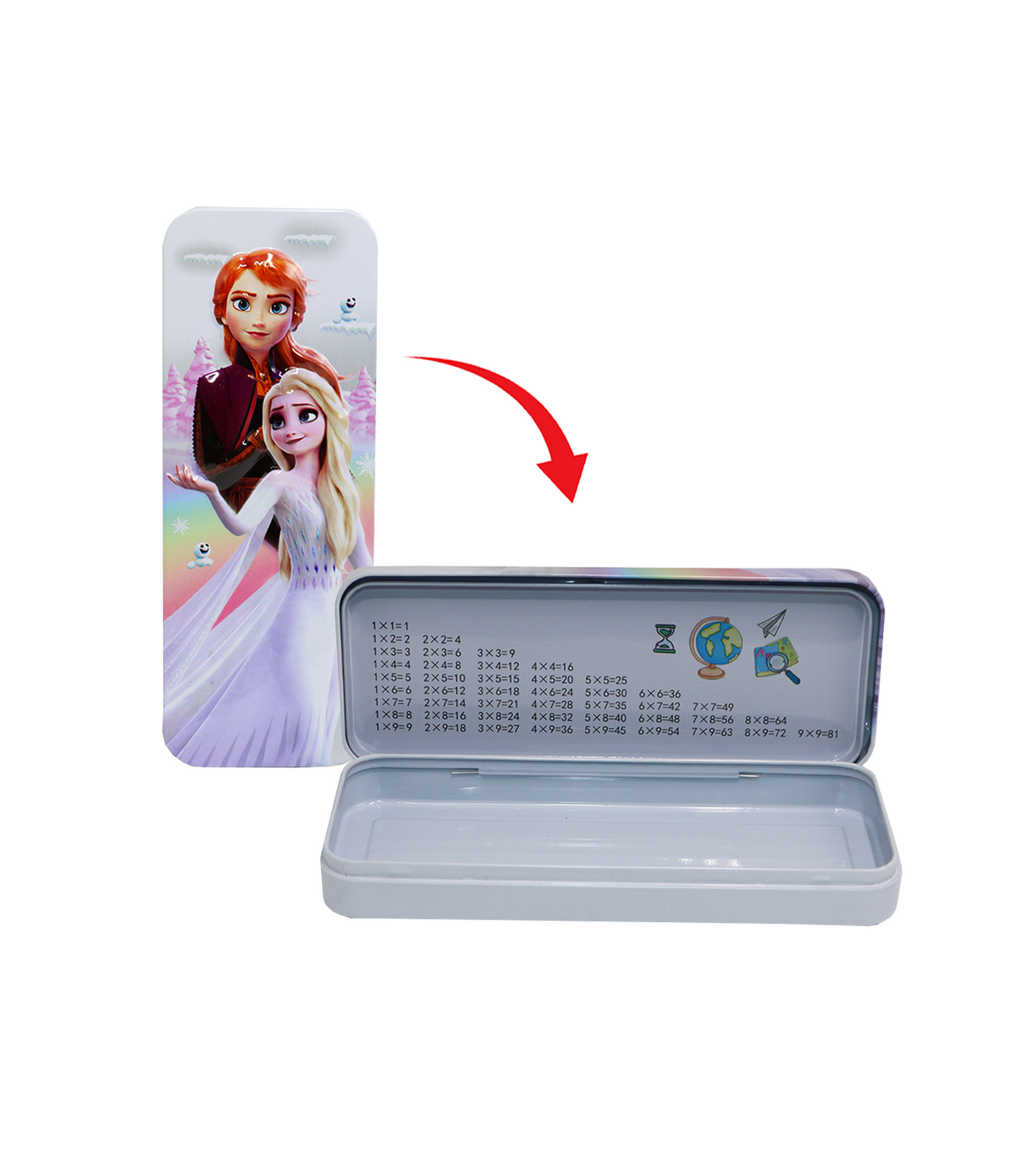 metal geometry box frozen for girls lpy55-34