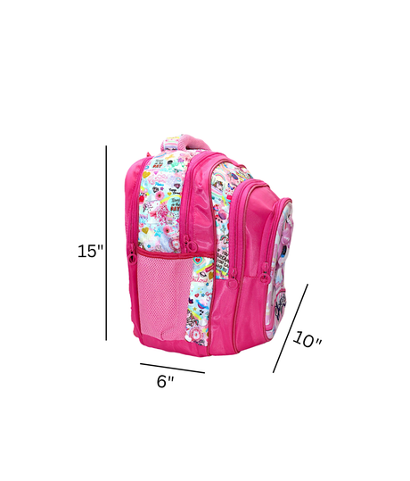 school bag 15" unicorn 15x10x6
