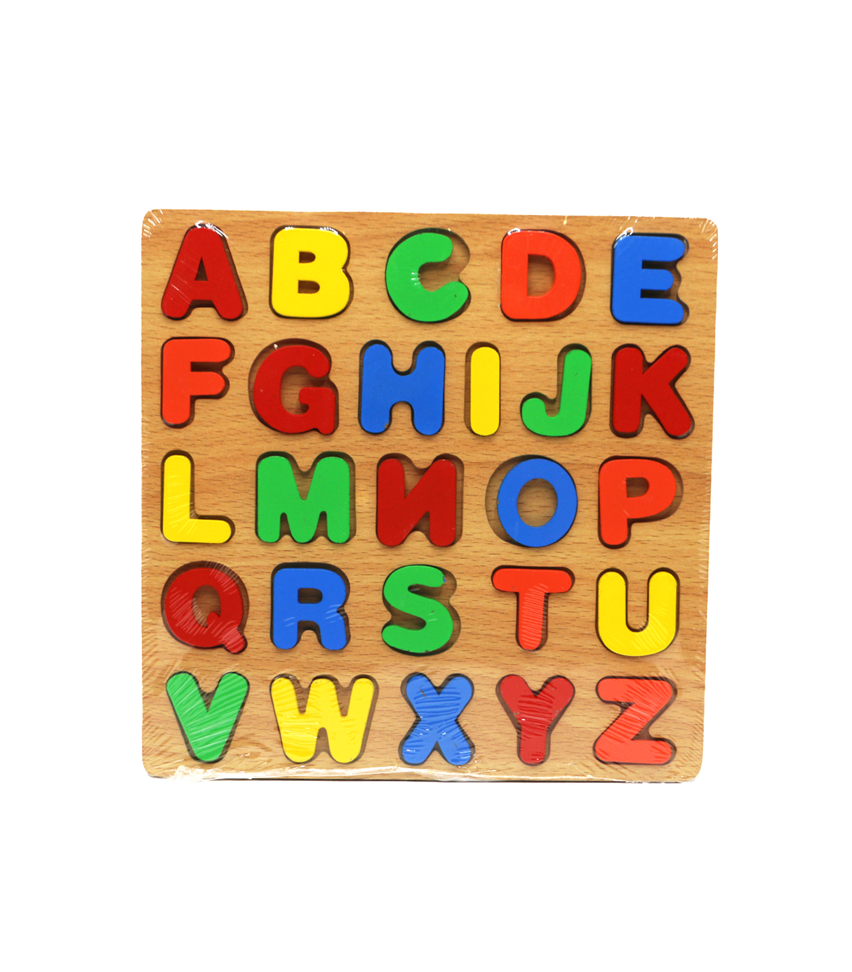 wooden peg board alphabet small