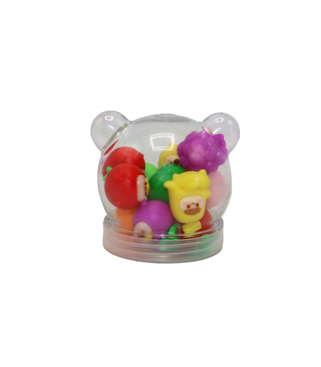 fruits eraser 12pc jar china 7477