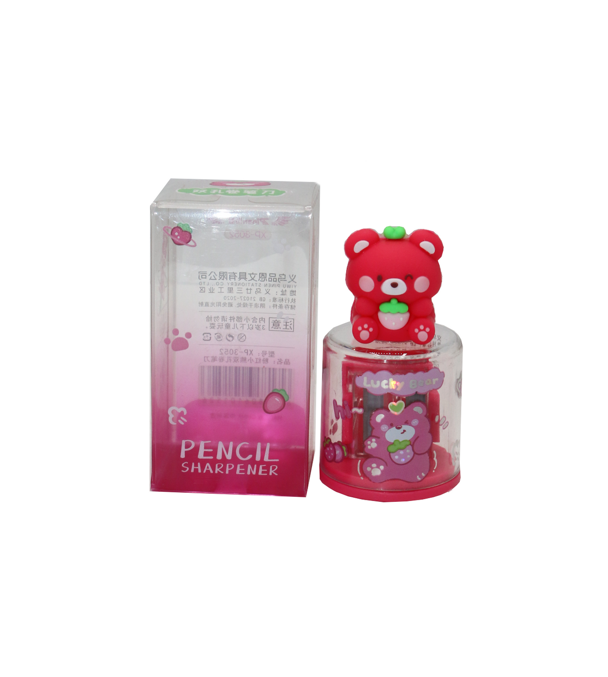 pencil sharpener with lucky bear china 3052