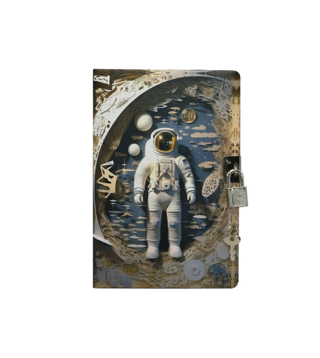 lock diary space man 1903-8