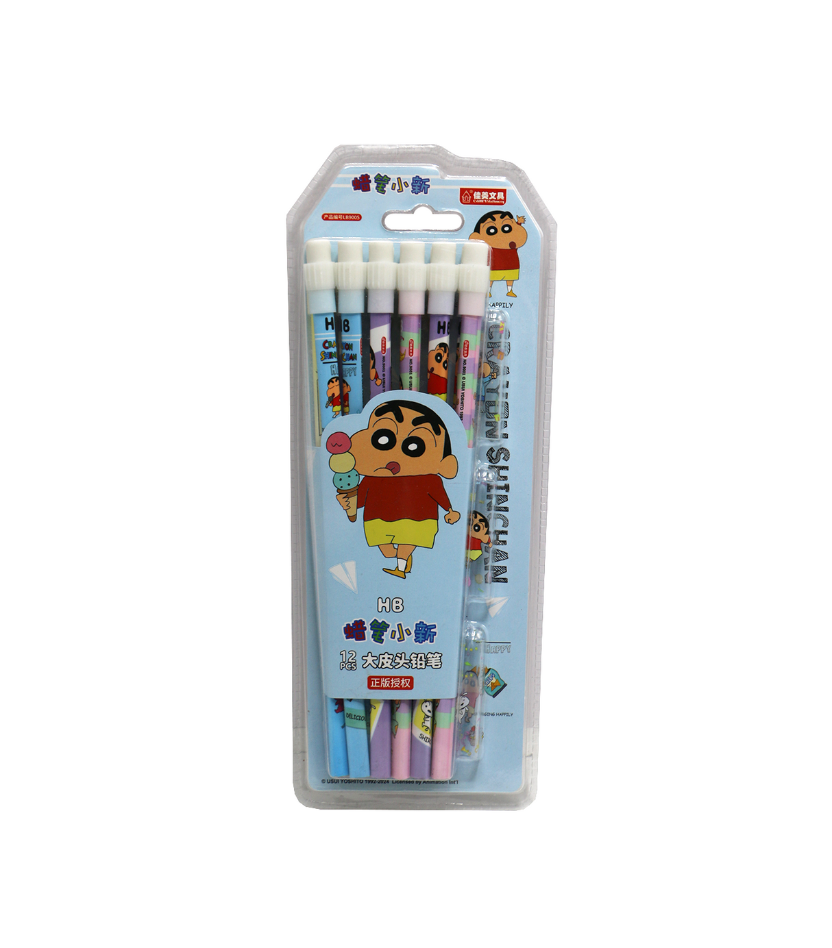 pencil 12pc crayon shinchan china 9005
