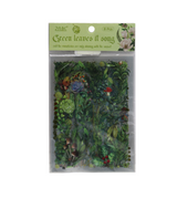 green leaves theme sticker 8pc slzg-4-02-03