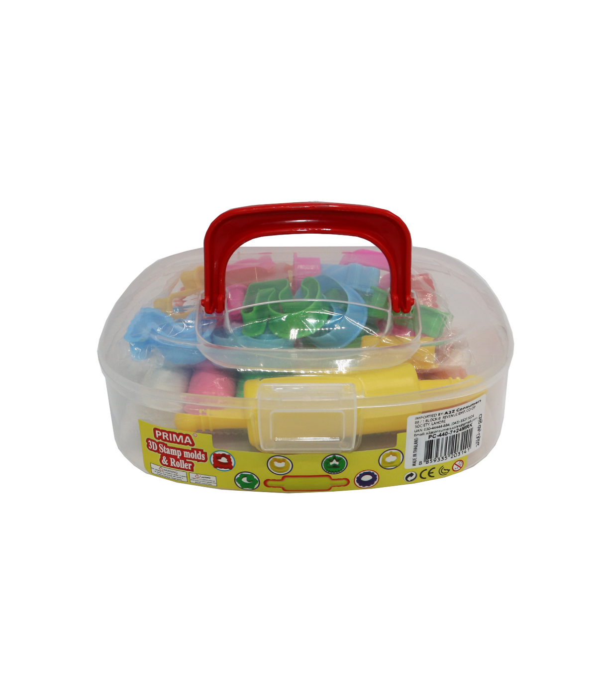 prima 3d stamp molds & roller clay box