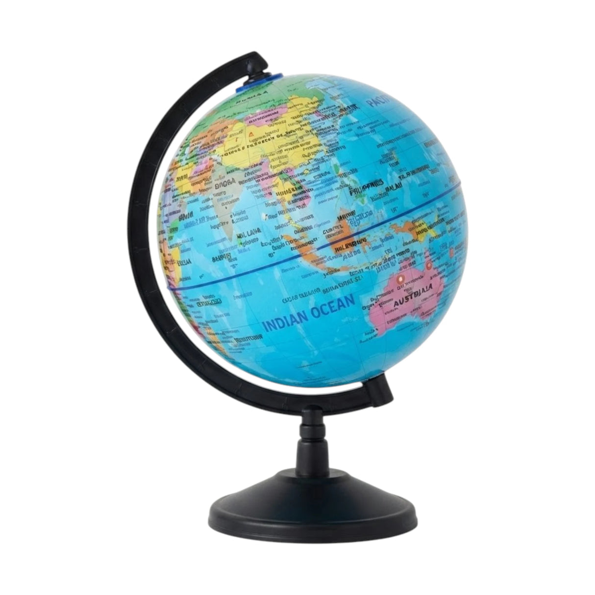 educational globe 14.2cm pvc plastic