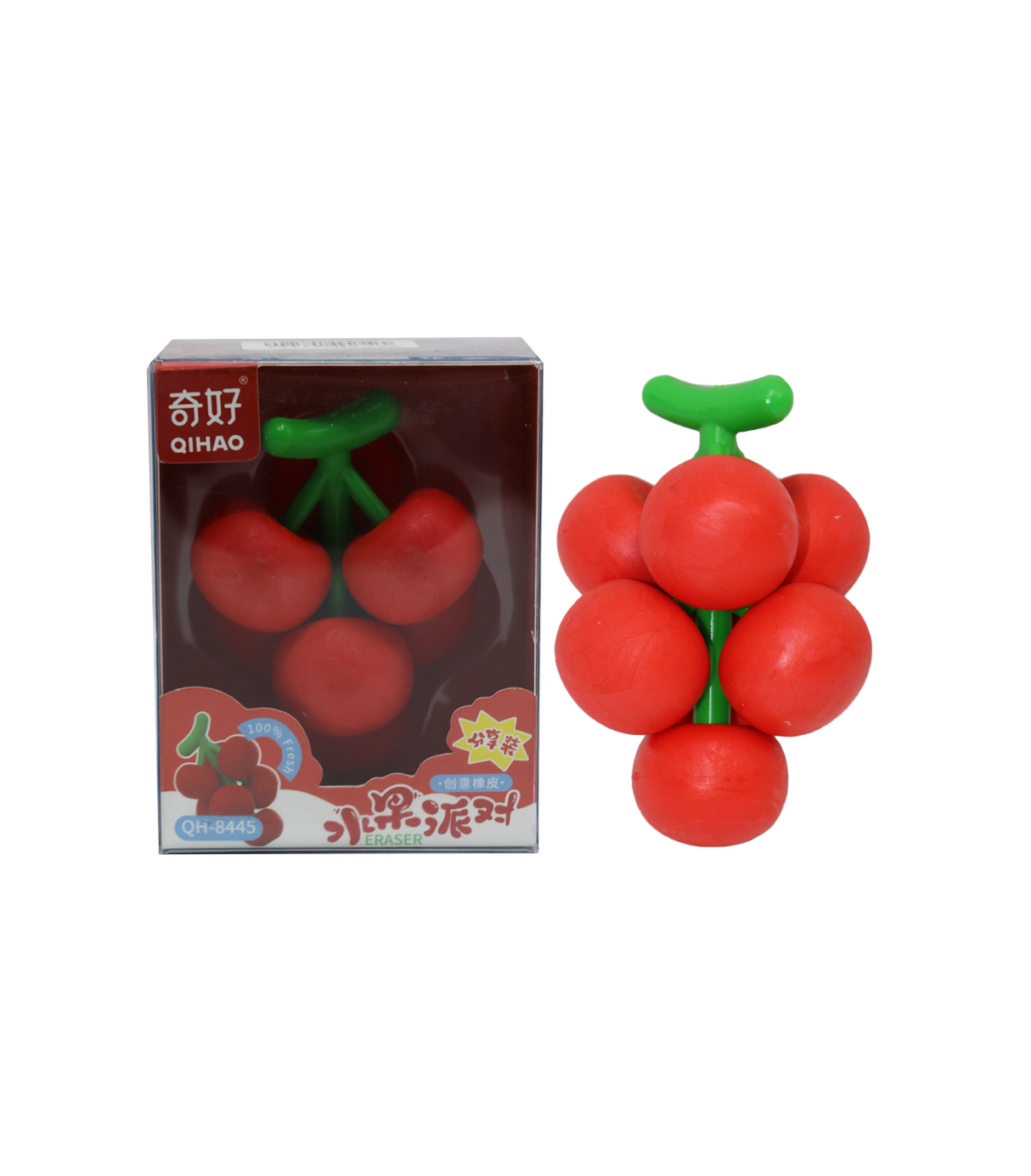 qihao fruit party eraser 1pc qh-8445