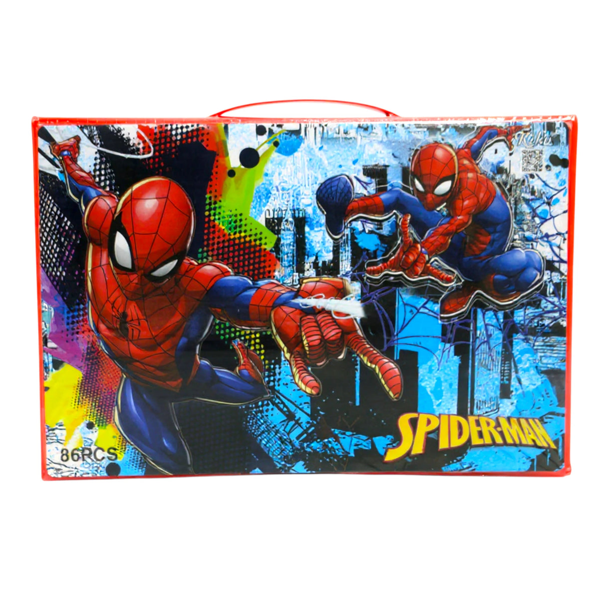 color box 86pc spider man