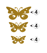 3d sticker butterfly 12pc