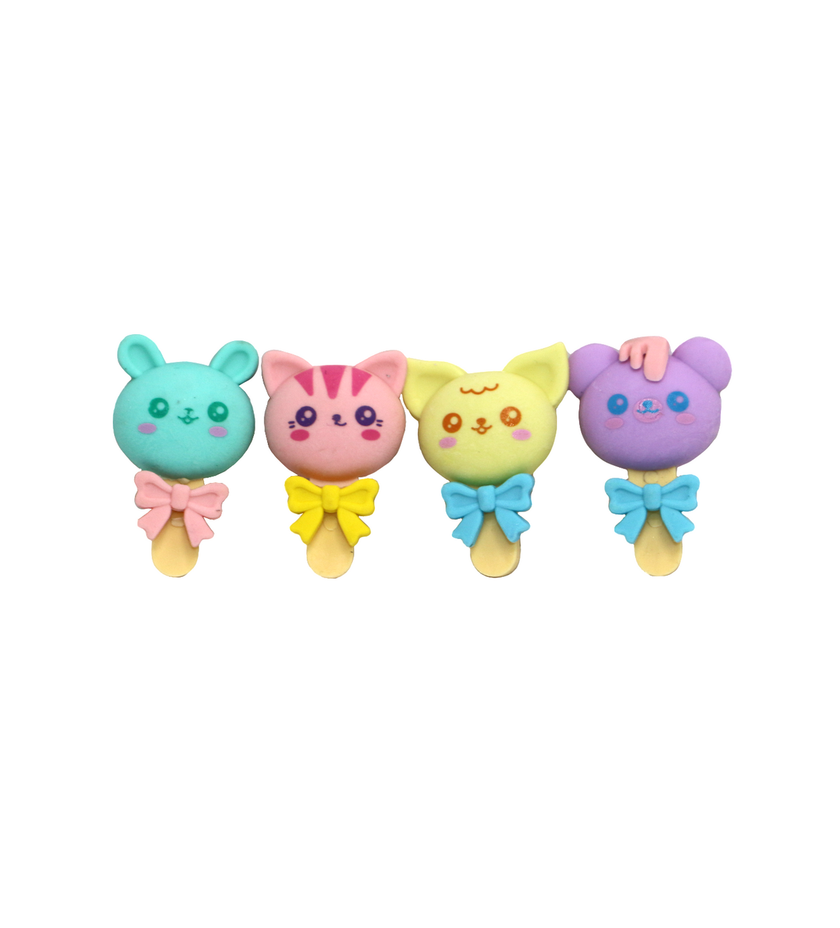 cutie pops eraser 4pc china 2410