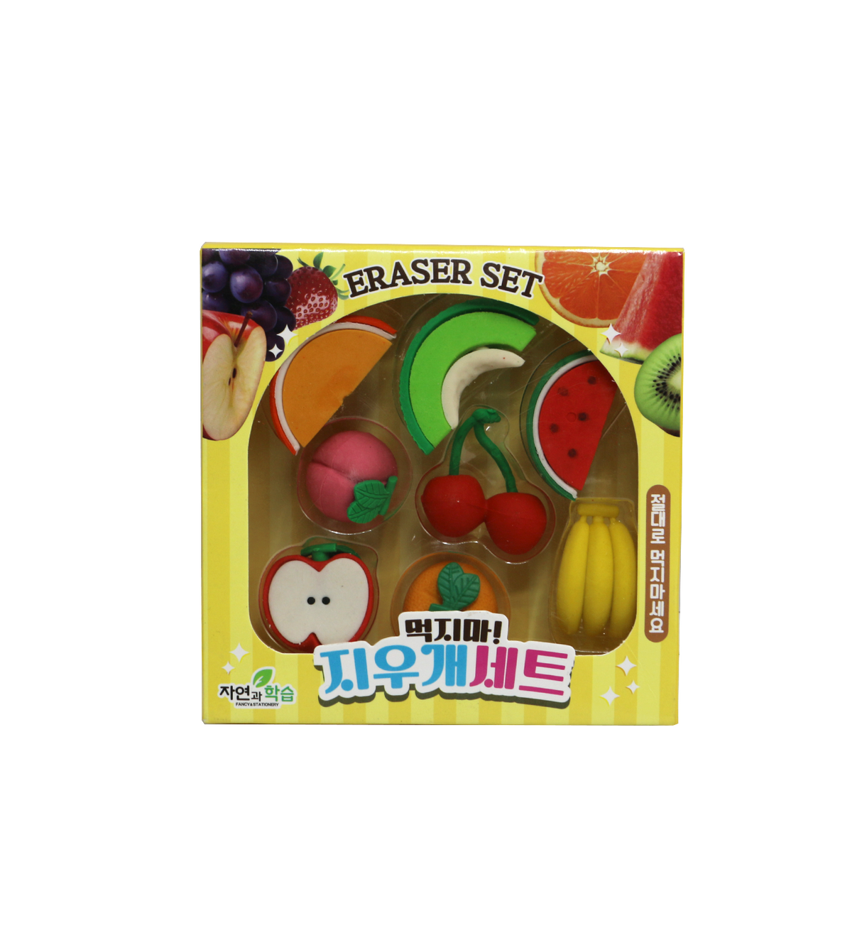 eraser set fruit china 2000