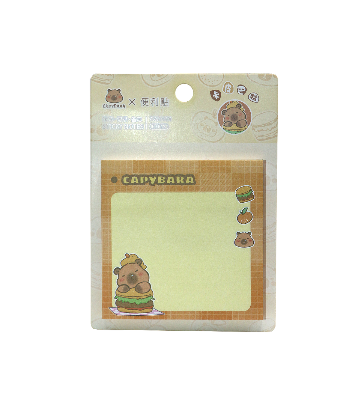 capybara sticky notes pad 60pc china 12433