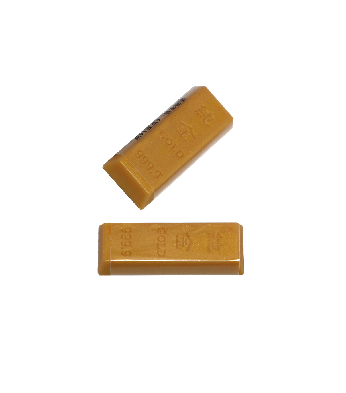 gold bar eraser 1pc china 09295
