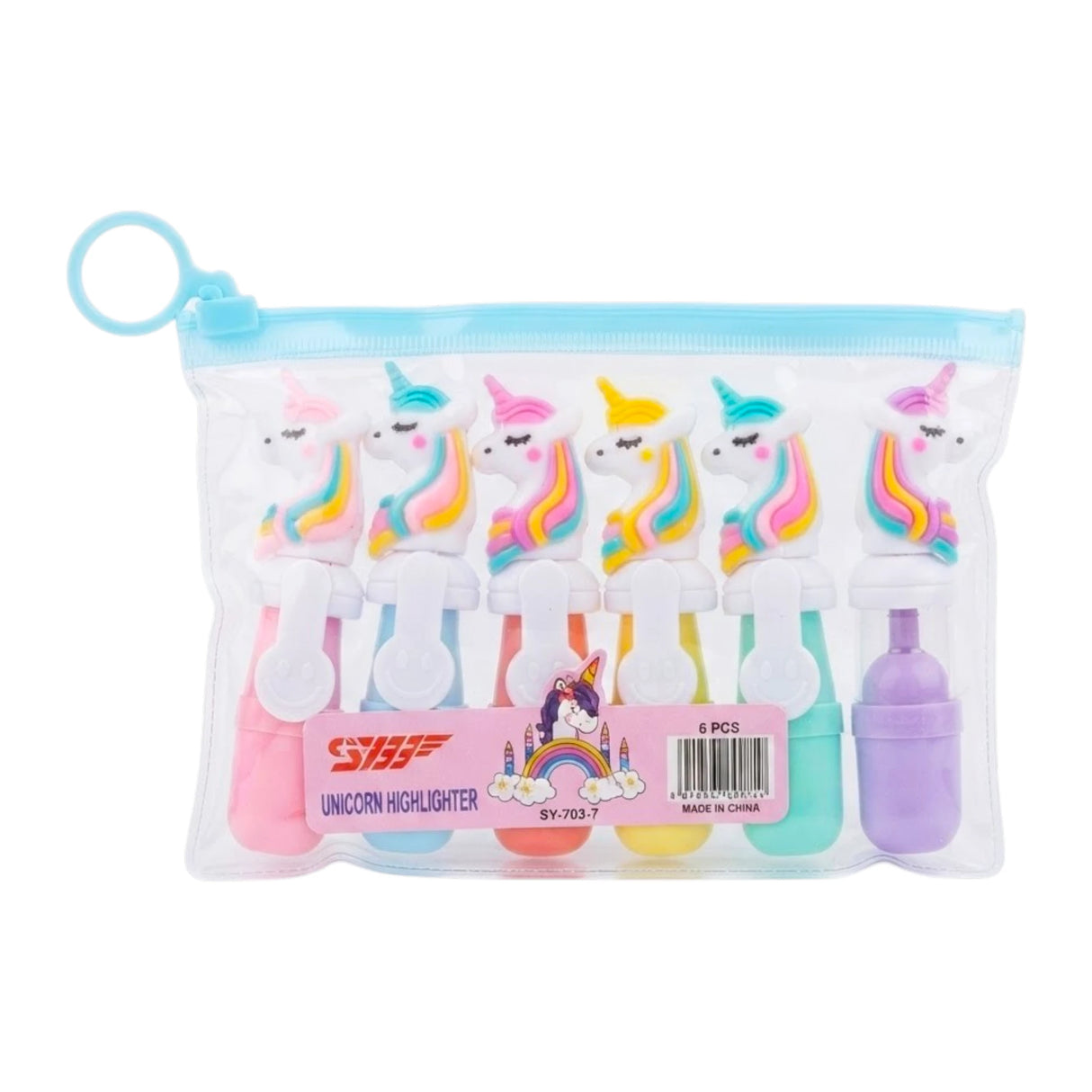 high lighter unicorn china 6 pc  sy-709-3