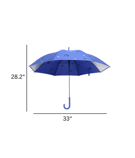 umbrella printed star blue 28.2x33 s0031