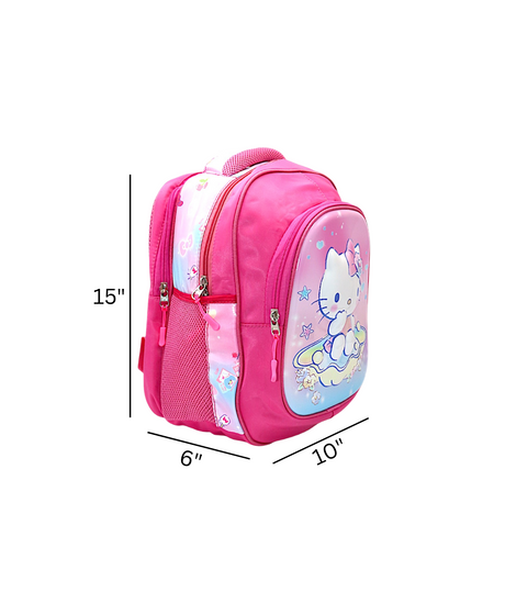 school bag 15'' kitty 15x10x6