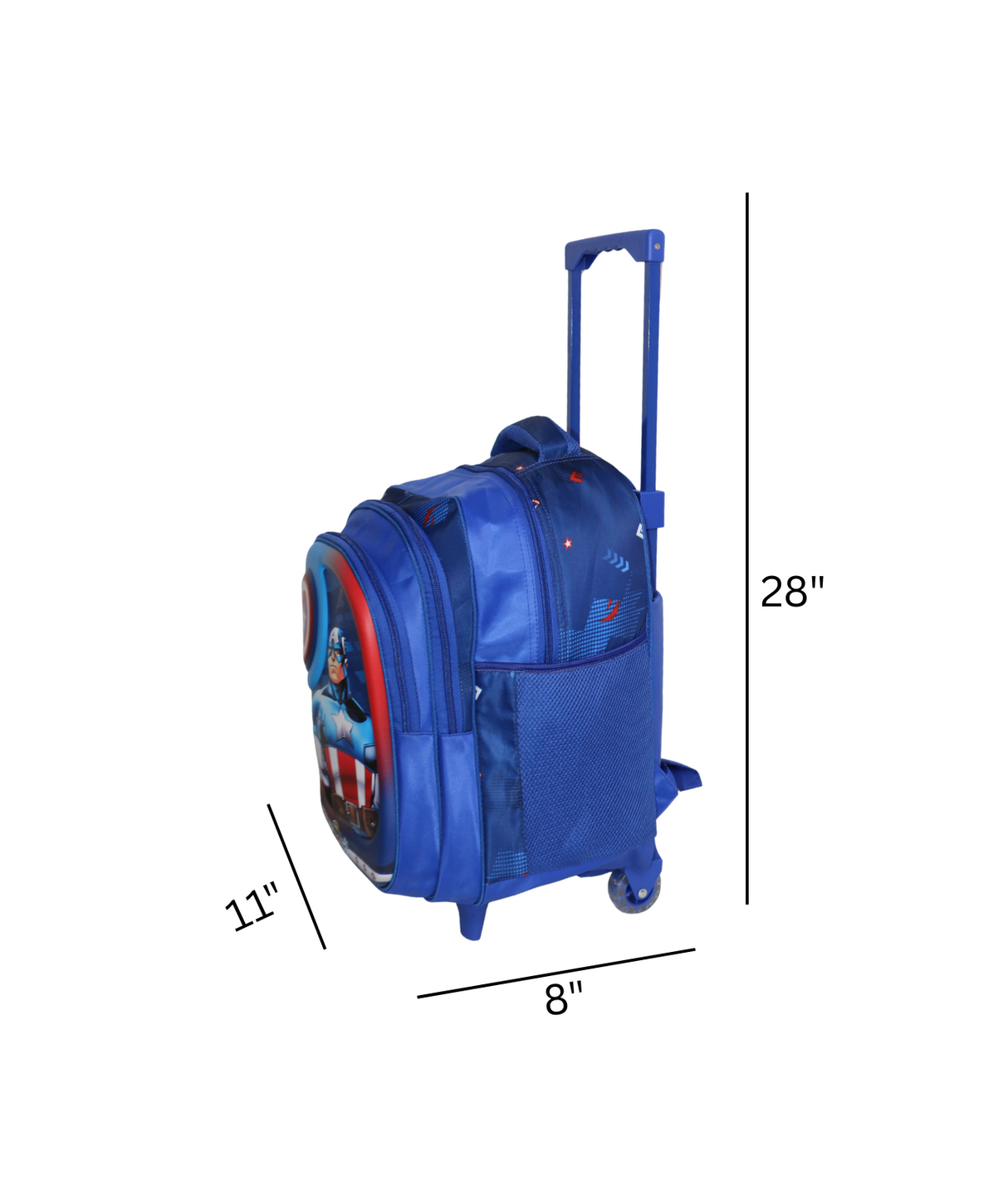 trolly bag 18''captain america 28x11