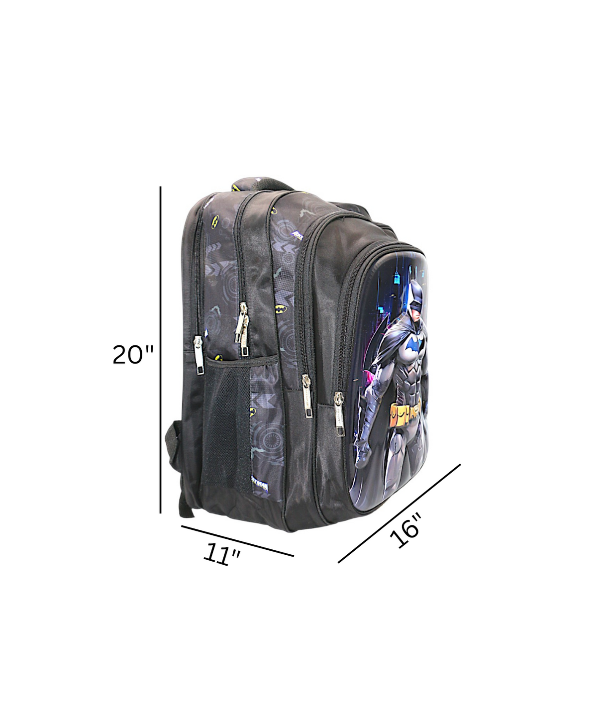 school bag 20'' batman 20x16x11
