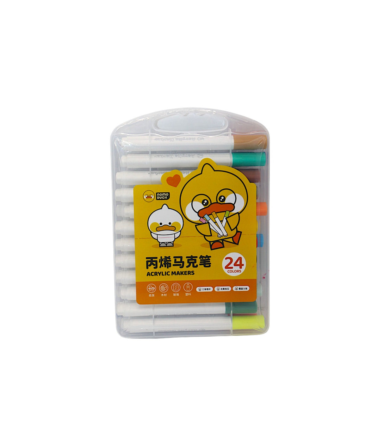 nomo duck acrylic makers color 24pcs china mhk542545
