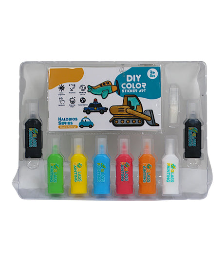 trafic color painting sticker art 708-32
