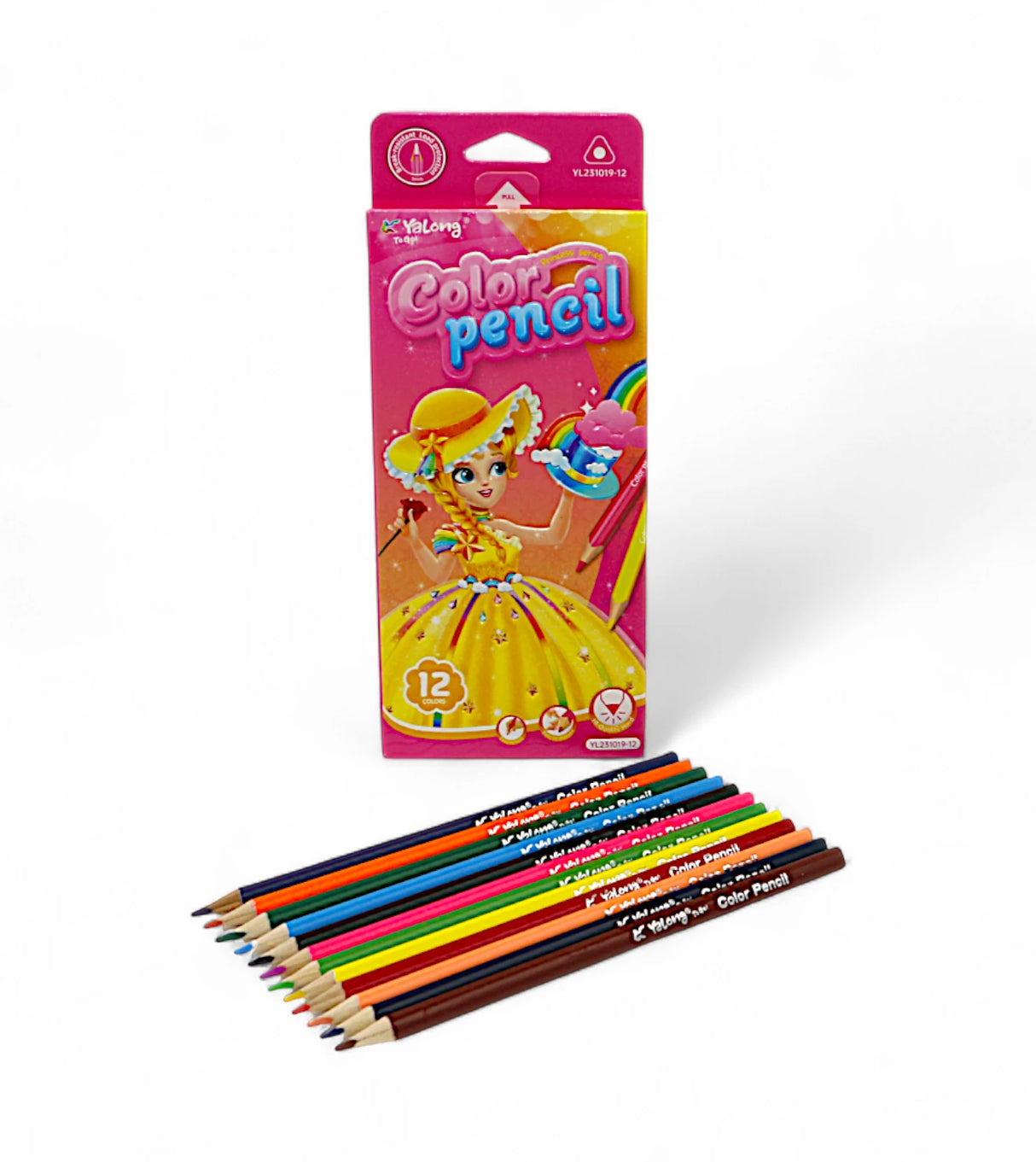 yalong color pencil 12 colors yl231019-12 china