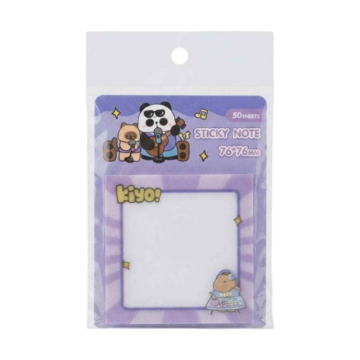 sticky notes glitter 76x76mm 50sheets