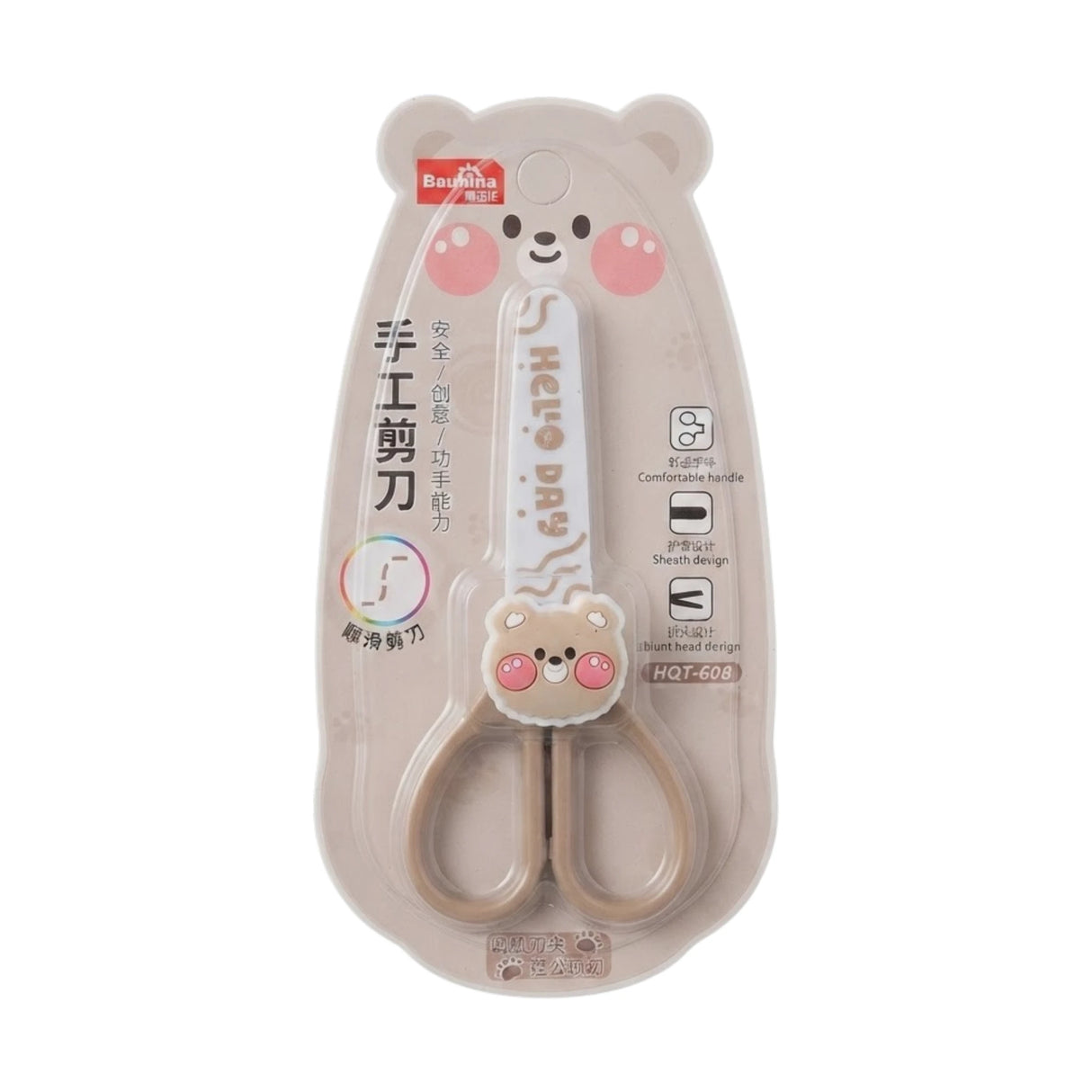 cute bear scissors hqt-608