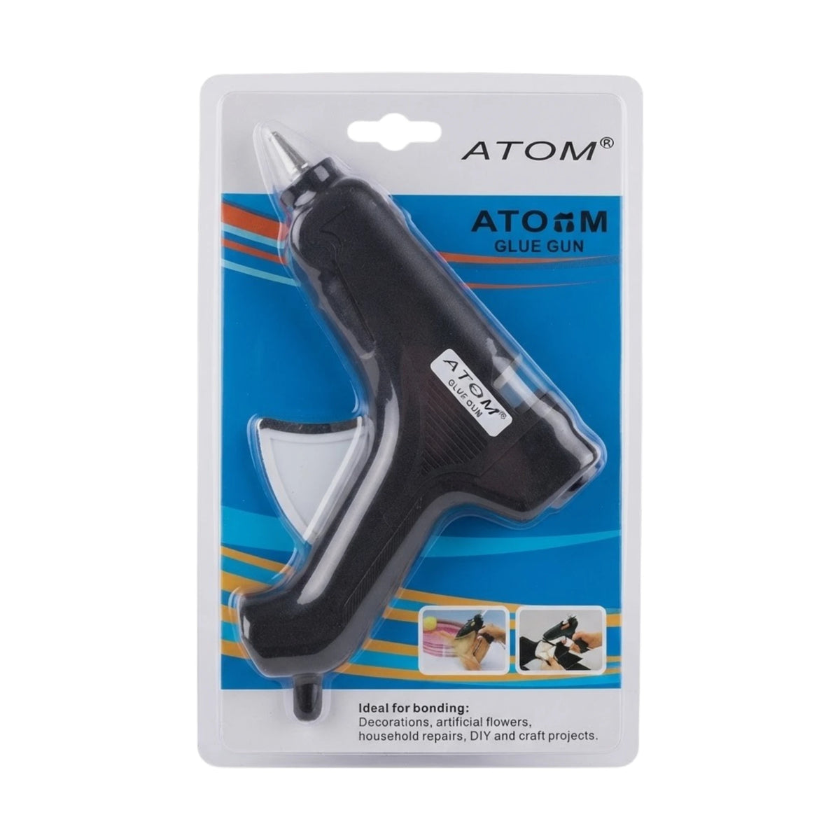 atom hot melt glue gun 60w