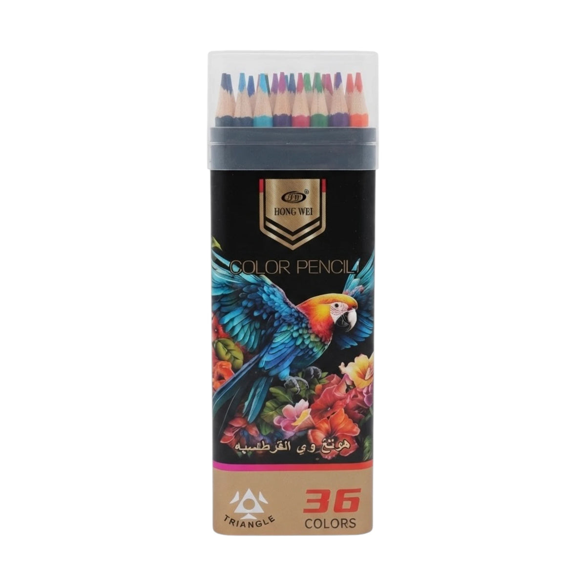 hong wei color pencil 36color triangle china 3605-c