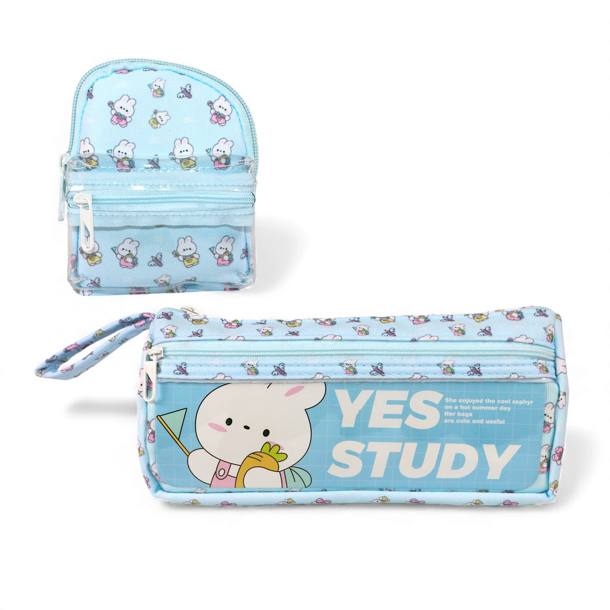 geometry pouch yes study card pack with mini backpack china 6001