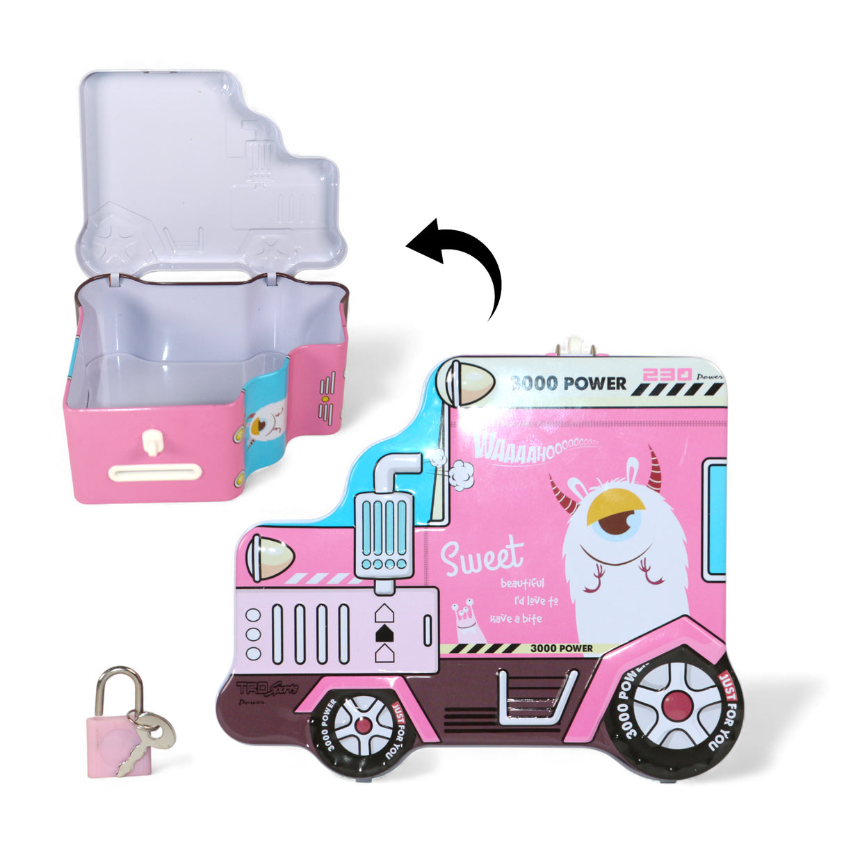 metal money box truck shape china 230