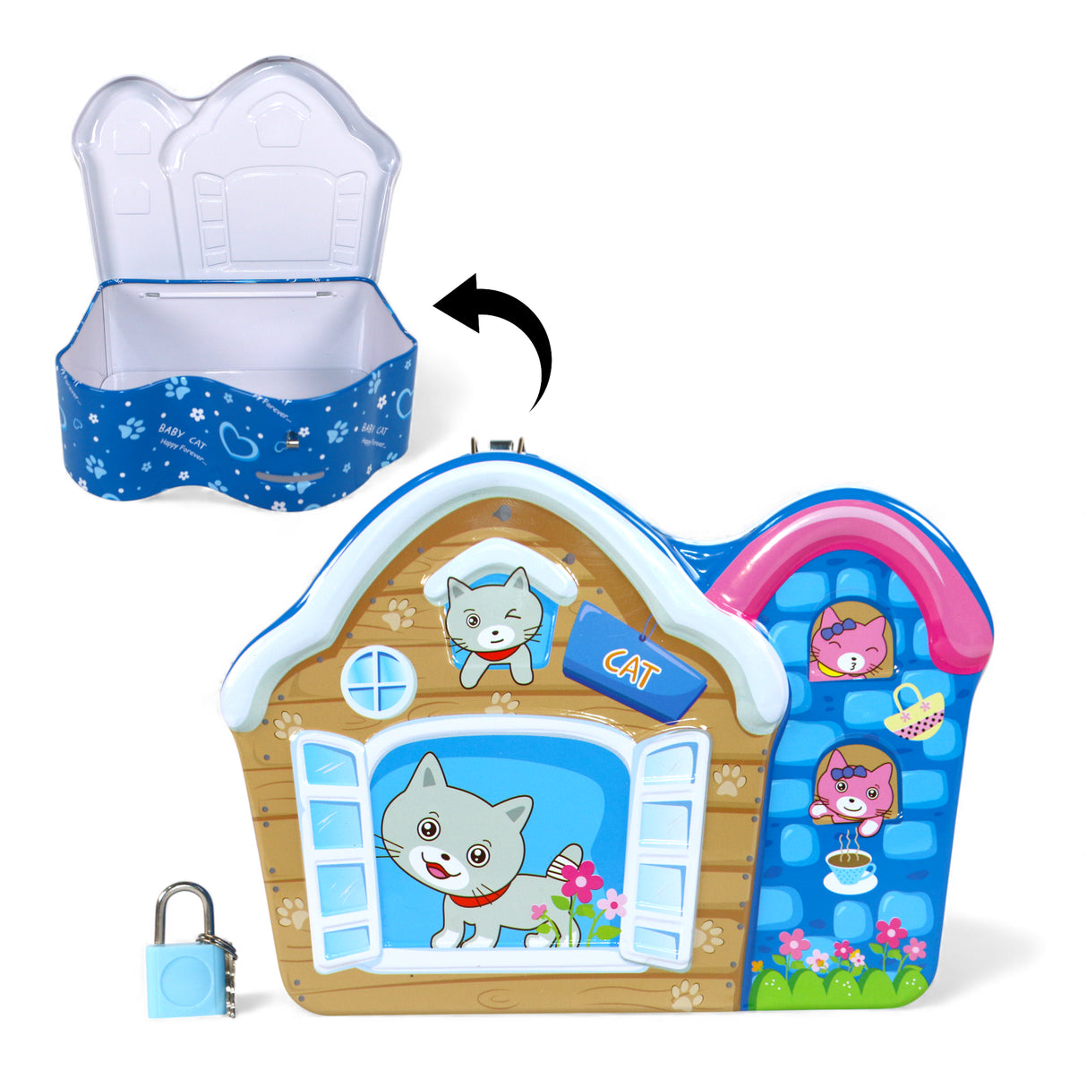 metalmoney box house shape china 197