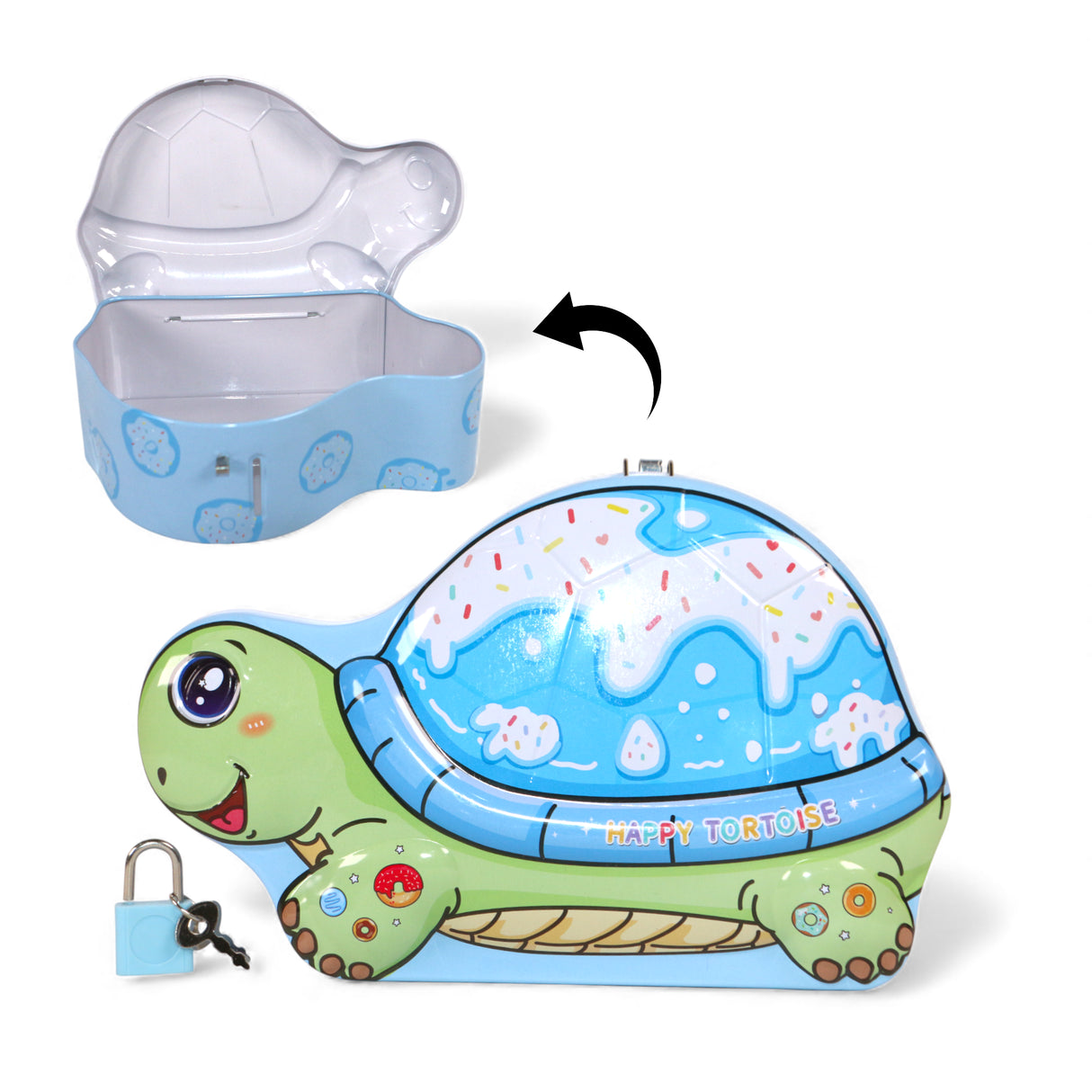 metal money box tortoise china 178-02